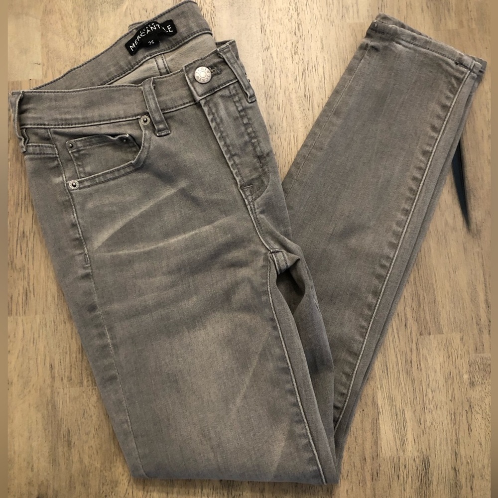 J Crew Mercantile | Grey Stretchy Skinny Jeans
